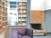 fauteuil a bascule aubergine